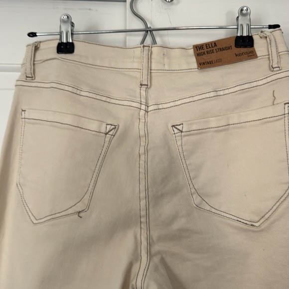Kensie vintage luxe Ella high rise straight jeans - Picture 6 of 7
